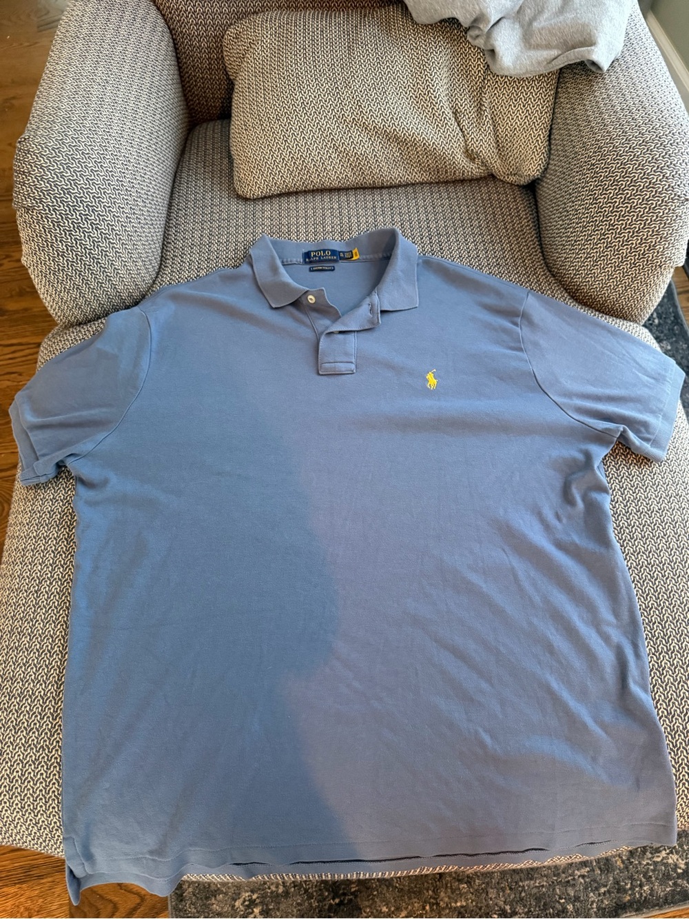 Polo by Ralph Lauren Sky Blue Polo with Yellow Pony